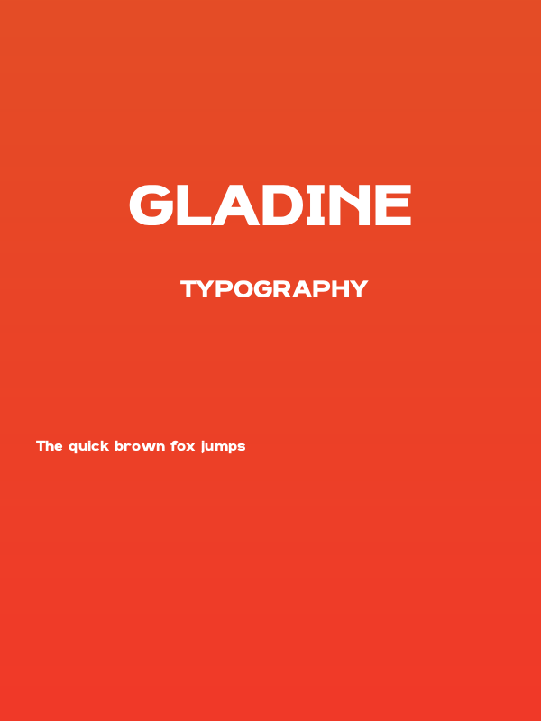 Gladine Poster