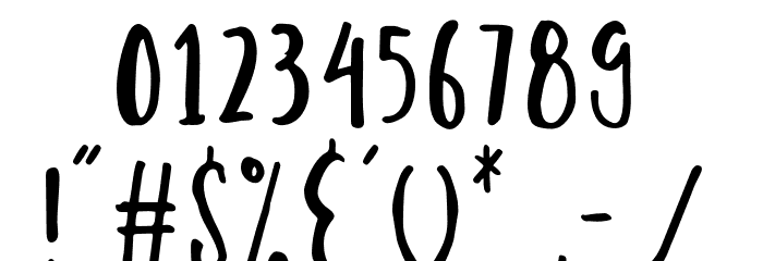 GladiolHazeSansDEMO-Regular Font OTHER CHARS