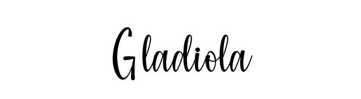 Gladiola  Frei Schriftart Herunterladen
