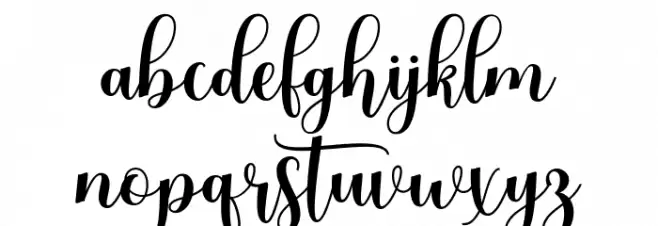 Gladiolus Script Шрифта строчной