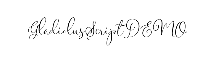 GladiolusScriptDEMO  baixar fontes gratis