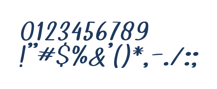 Gladione Regular Other Characters