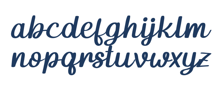 Gladione Regular Lowercase