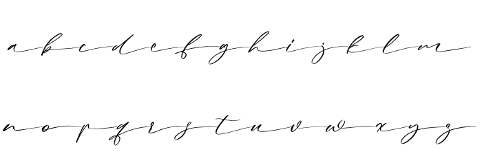 Gladis Font LOWERCASE
