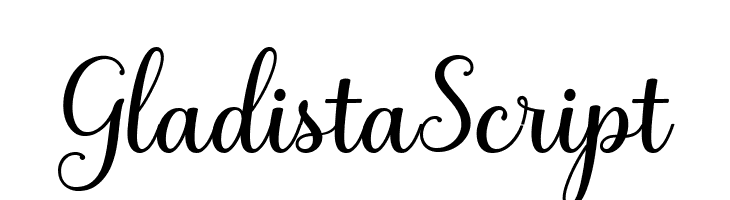 GladistaScript  नि: शुल्क फ़ॉन्ट्स डाउनलोड