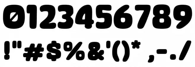 Gladly Accept Regular Font OTHER CHARS