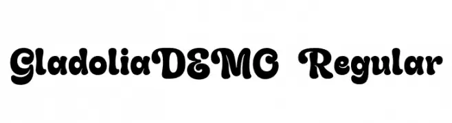 GladoliaDEMO-Regular  Fuentes Gratis Descargar