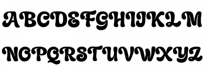 GladoliaDEMO-Regular フォント 大文字