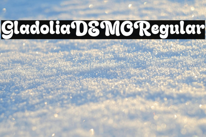 GladoliaDEMO-Regular Example 1