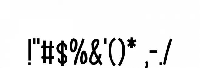 Gladsome Morning Font OTHER CHARS