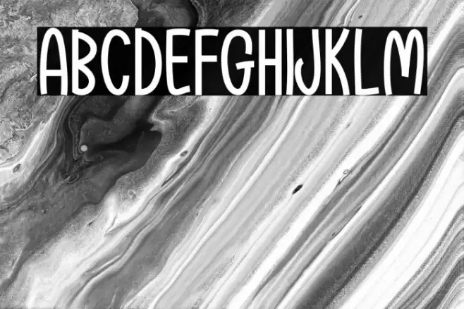 Gladsome Morning Font examples