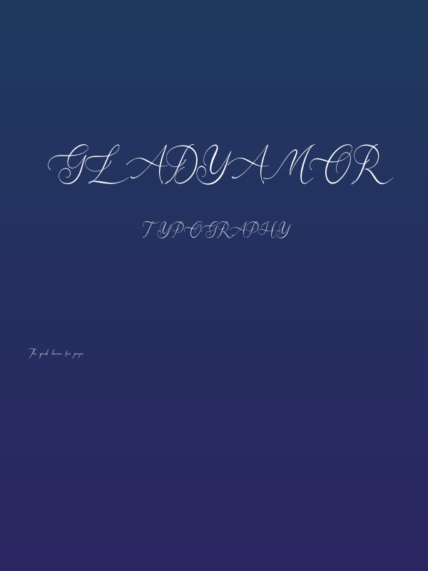 Gladyamor Poster
