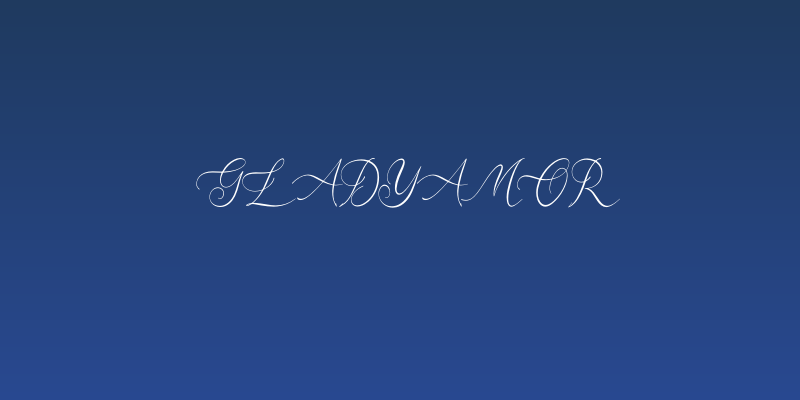 Gladyamor Social Header