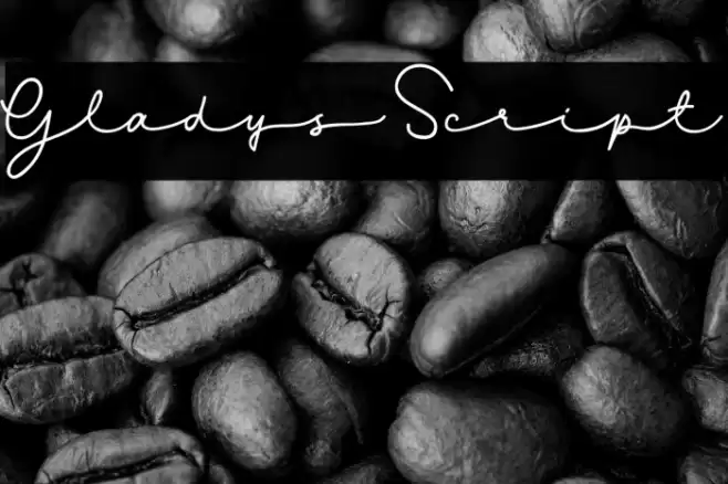 Gladys Script Font examples