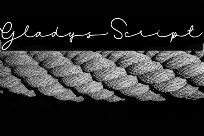 Gladys Script Font examples