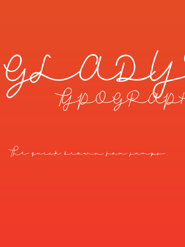 Gladys Script Poster