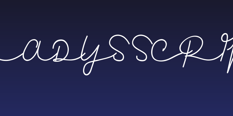 Gladys Script Social Header