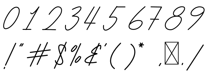 Gladys Font OTHER CHARS