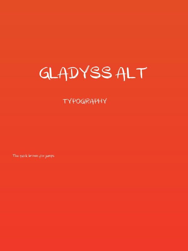 Gladyss Alt Poster