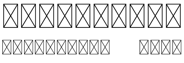 Gladyss Extras Font OTHER CHARS