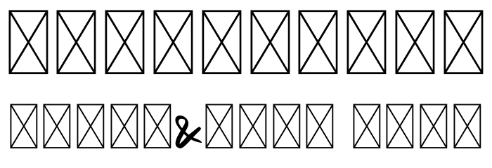 Gladyss Font OTHER CHARS