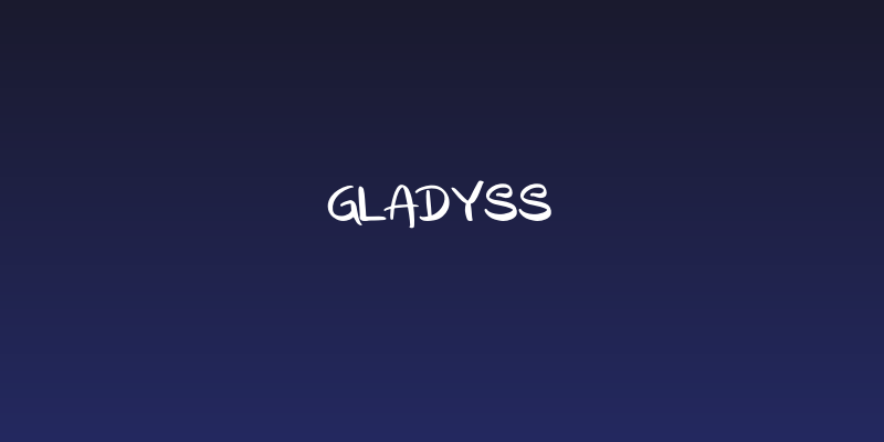 Gladyss Social Header