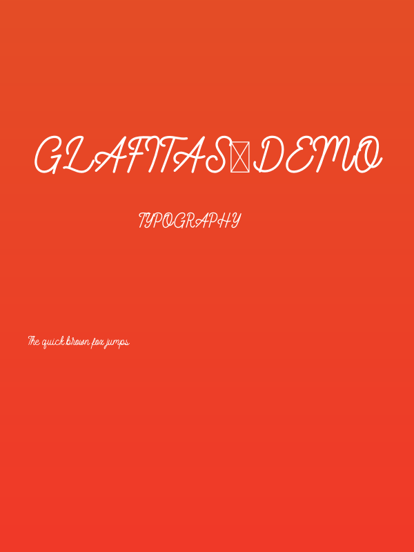 Glafitas-Demo Poster