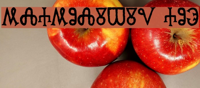 Glagolitic AOE Font examples