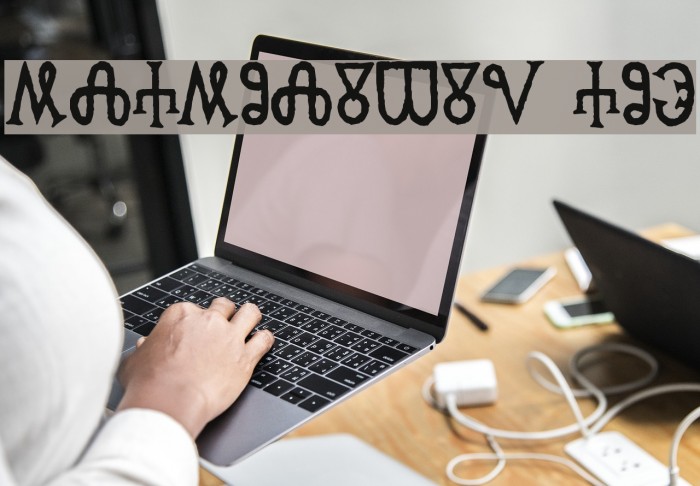 Glagolitic AOE Font examples