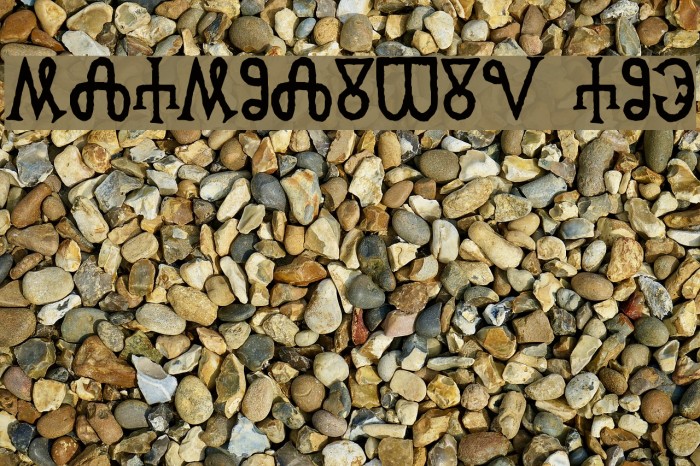 Glagolitic AOE Font examples