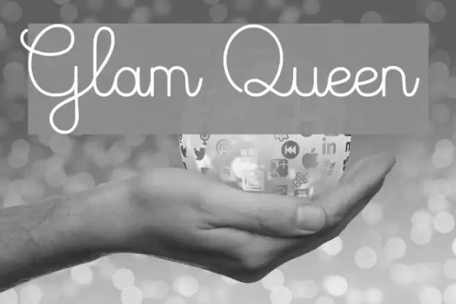 Glam Queen Font examples