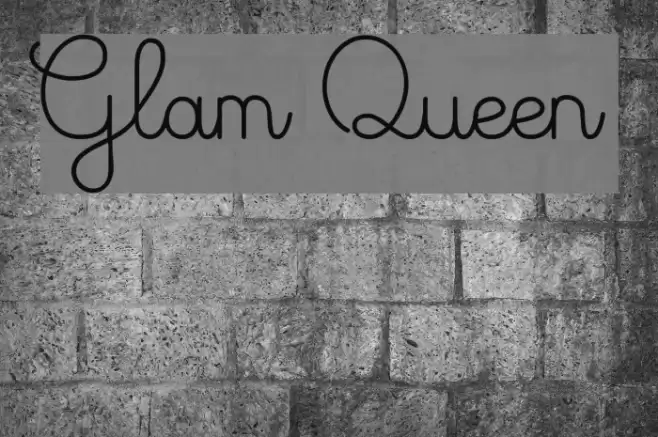 Glam Queen Font examples