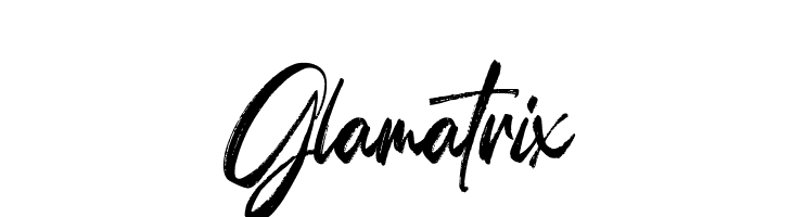 Glamatrix  免费字体下载