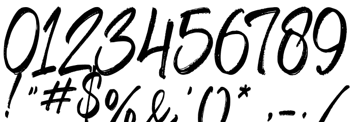 Glamatrix Font OTHER CHARS