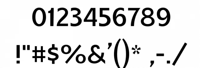 Glametrix Bold Font OTHER CHARS