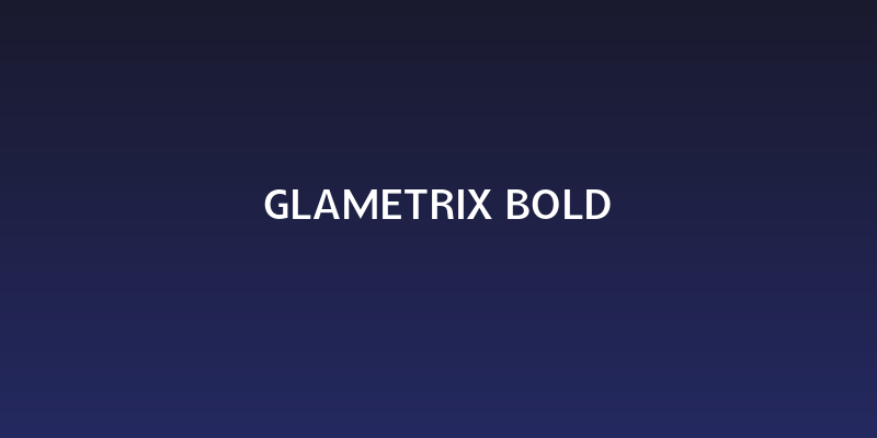 Glametrix Bold Social Header