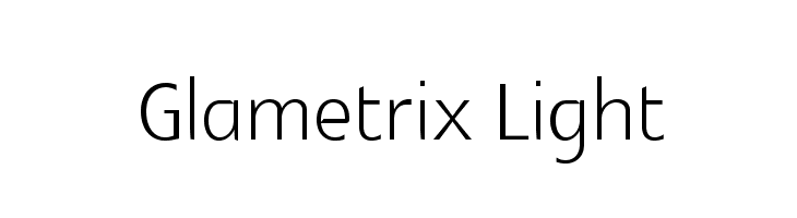Glametrix Light Font