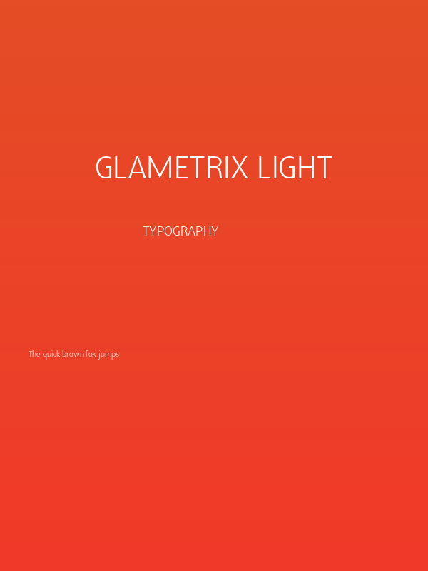 Glametrix Light Poster