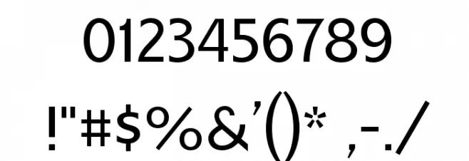 Glametrix Font OTHER CHARS