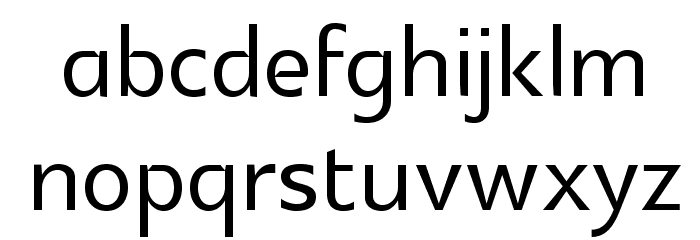 Glametrix Font LOWERCASE