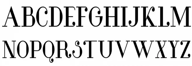 Glamor Bold Condensed Fonte MAIÚSCULAS