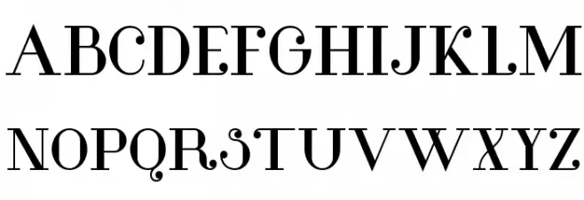 Glamor Bold Шрифта ВЕРХНИЙ