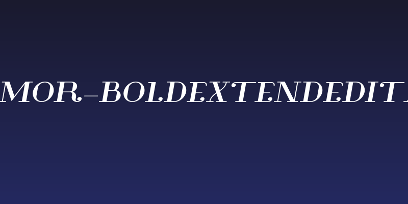 Glamor-BoldExtendedItalic Social Header