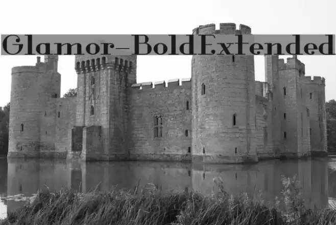 Glamor-BoldExtended Font examples