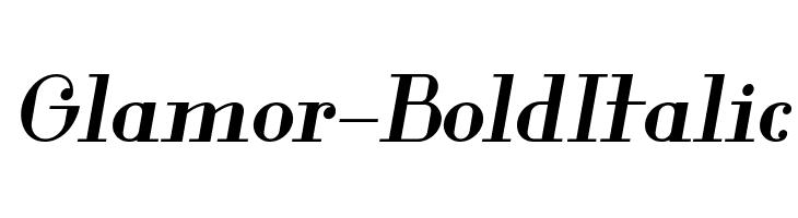 Glamor-BoldItalic  Fuentes Gratis Descargar