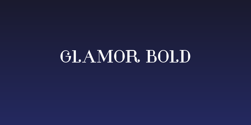 Glamor Bold Social Header