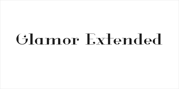 Glamor Extended Logo