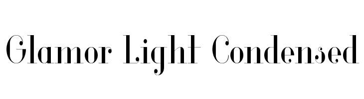Glamor Light Condensed  Fuentes Gratis Descargar