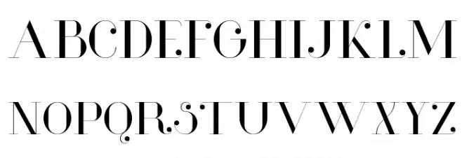 Glamor Light Шрифта ВЕРХНИЙ