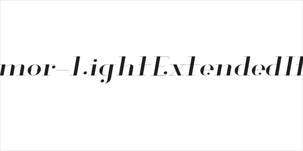 Glamor-LightExtendedItalic Logo